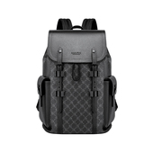 印花潮流时尚 马克华菲商务双肩包男士 大容量电脑背包经典 旅行书包