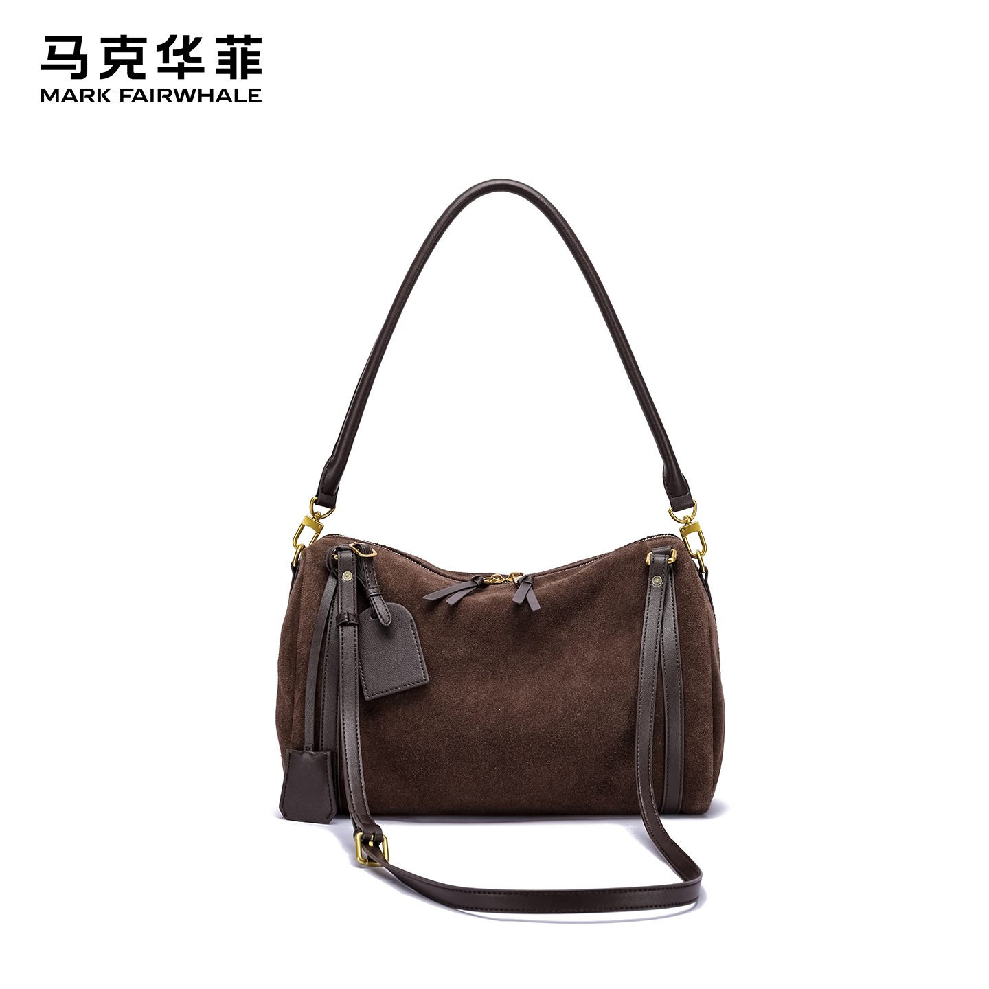 马克华菲简约大容量腋下包