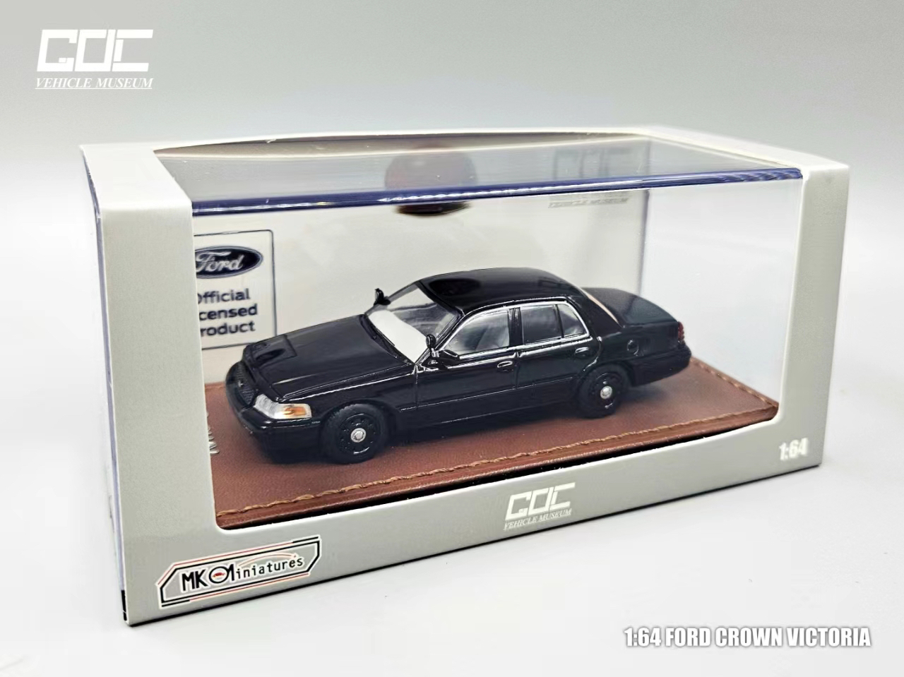 GOC 1:64福特维多利亚皇冠CROWN VICTORIA警探便衣警车汽车模型