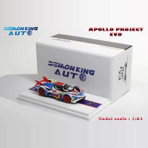 1/64车魔王阿波罗EVO 高达涂装 2024 china joy汽车模型 展会限定
