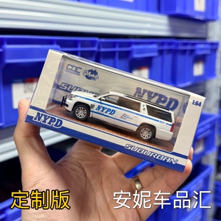 2025杭州展-GOC 福特cv 萨博版 NYPD纽约警察合金汽车模型