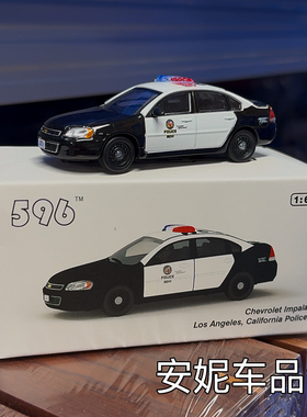 596 Model 1:64 凯迪拉克野兽加长版 雪佛兰英帕拉 nypd合金车模