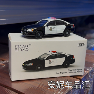 596 Model 1:64 凯迪拉克野兽加长版 雪佛兰英帕拉 nypd合金车模