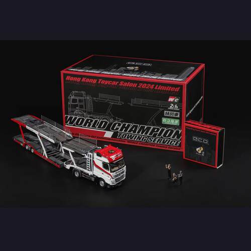 香港展 佛山展 GCD 1/64韦川拖车 双车 海拉克斯 塔科马 汽车模型