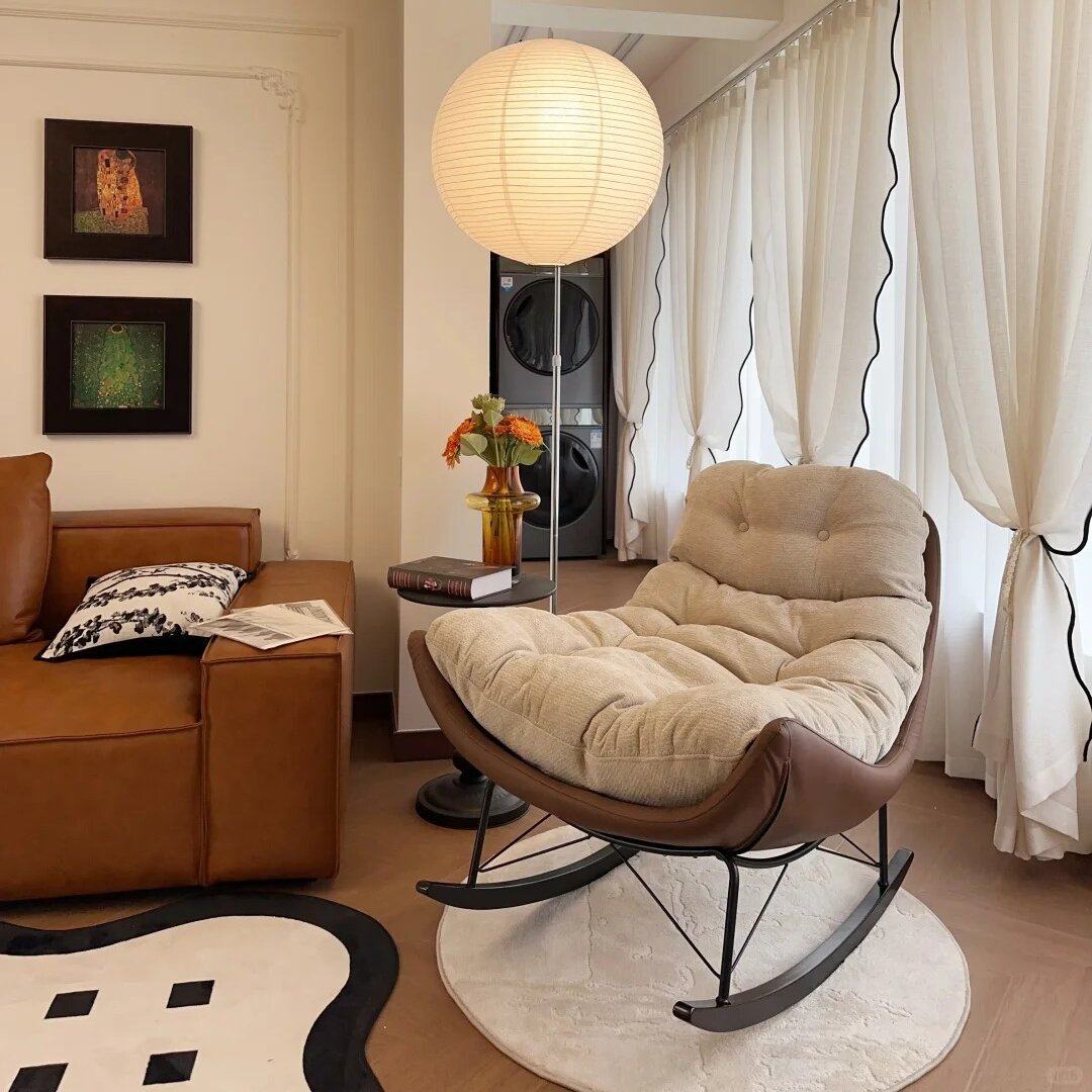 摇摇椅懒人沙发躺椅阳台休闲沙发椅家用单人沙发成人单人椅可睡觉,住宅家具,摇椅,淘宝优惠券,粉丝福利购,淘宝优惠卷