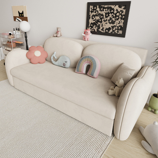 云朵沙发床折叠一体两用可以长期睡客厅小户型单双人多功能推拉床