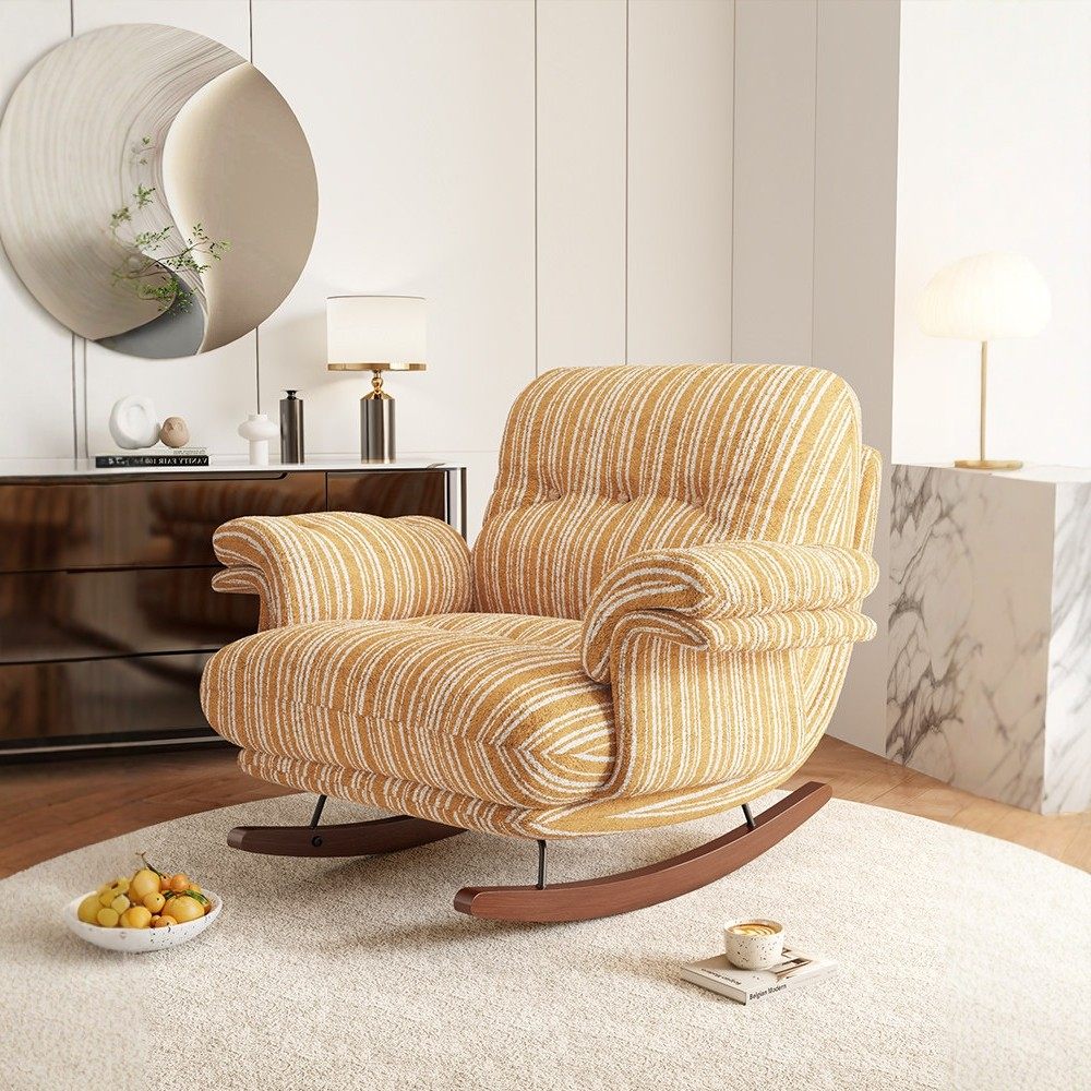 摇摇椅阳台躺椅2026新款轻奢沙发懒人椅子家用客厅休闲成人可睡觉,住宅家具,摇椅,淘宝优惠券,粉丝福利购,淘宝优惠卷