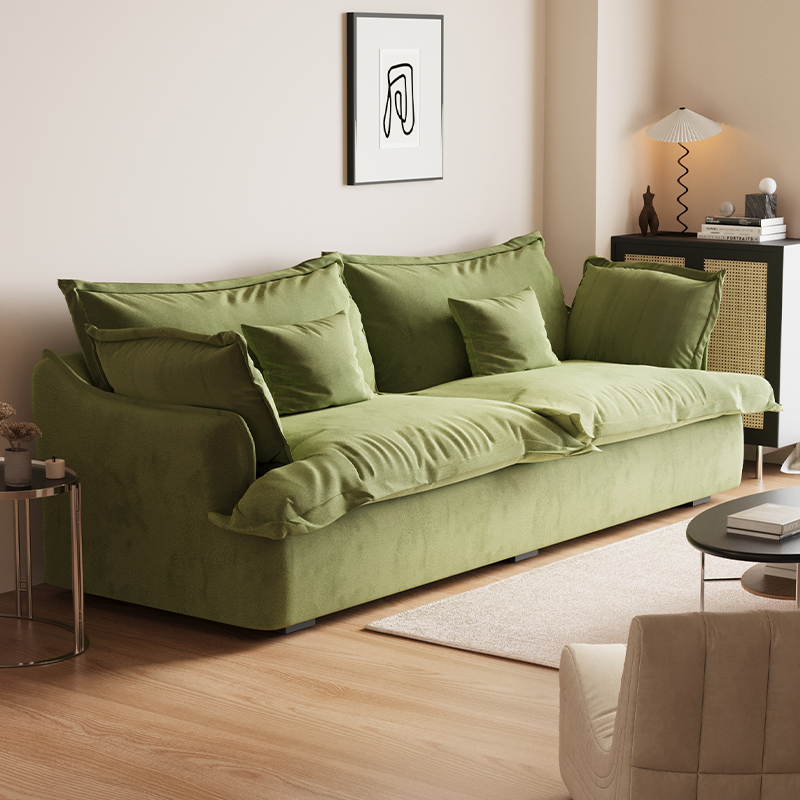 花瓣云朵布艺沙发客厅小户型公寓