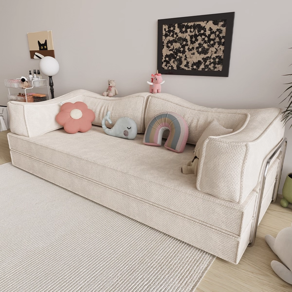 折叠床午休成人家用双人一体新款压缩客厅房间双人三人懒人榻榻米