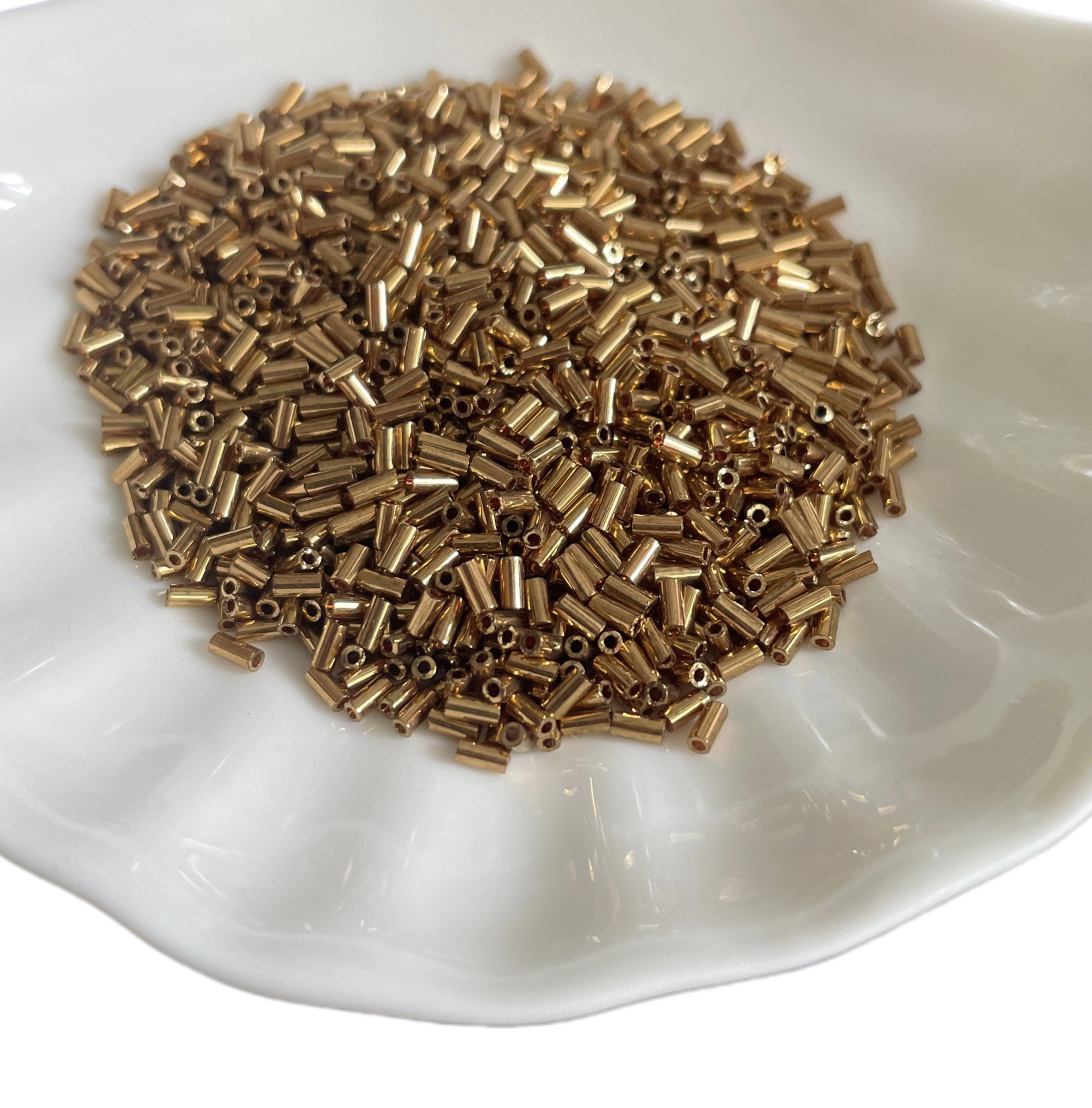 日本御幸457/457L管珠金属质感1.5*3mm手工串珠米珠diy手作