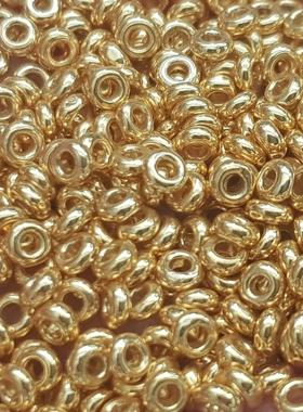 TOHO东宝PF557车轮珠甜甜圈加强版Demi隔珠进口强固色diy串珠散珠