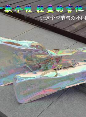 吉他包镭射防水4041寸民谣双肩背包23寸尤克里里袋琴套新款个性