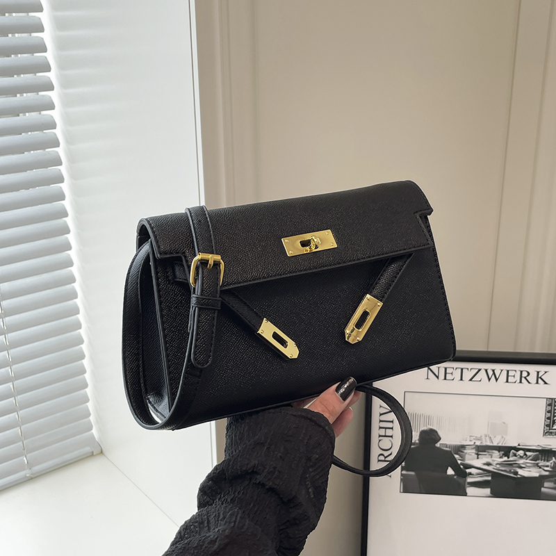 凯莉包包女百搭单肩腋下包高级感2025秋冬复古手提法棍包