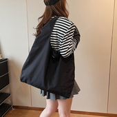 2026新款 韩系大包购物袋速干帆布包手提包托特包包大容量单肩包女