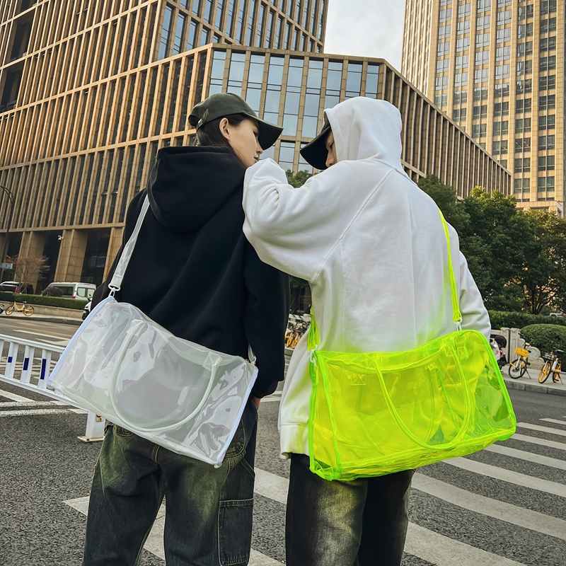 枕头包透明大容量时尚潮牌斜跨包