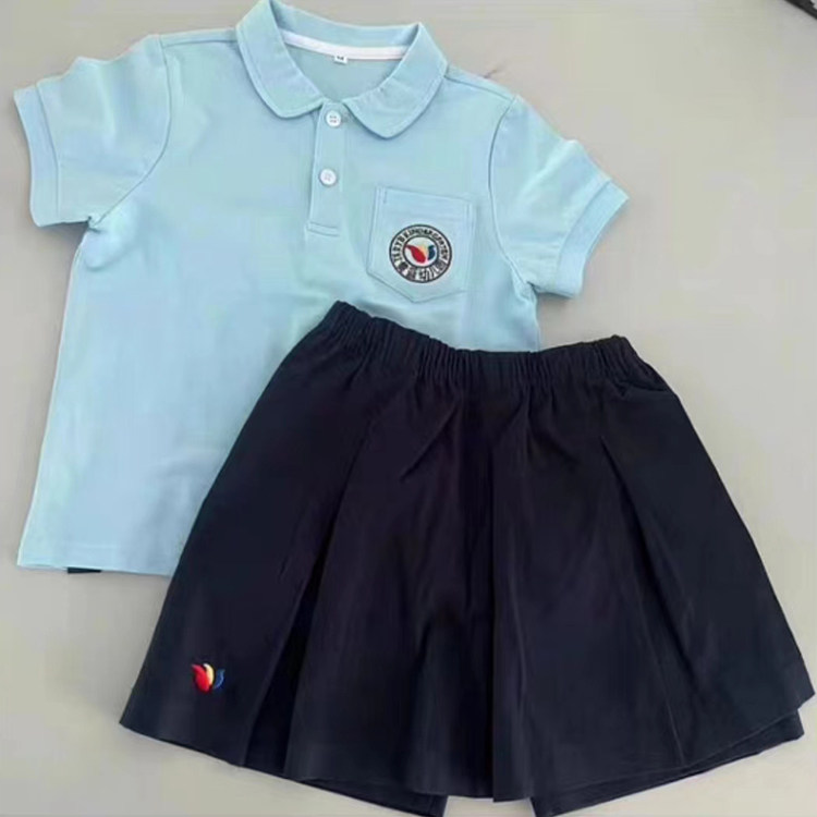 幼儿园男女童园服夏装新款校服套装红黄蓝亲子园儿童班服早教机构
