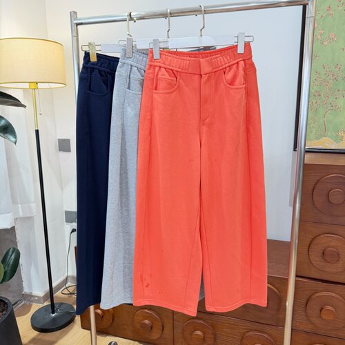 “藏腿裤”早春懒人百搭休闲弯刀神裤