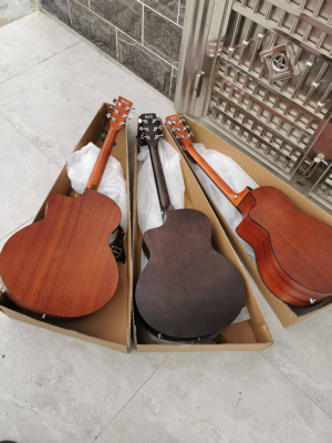 米茄MEGA MG系列 面单哑光民谣吉他民谣吉他全单板电箱吉他木吉他