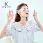 宫廷风 法式 冰丝绸睡裙女款 秋春带胸垫可外穿家居服公主风睡衣夏季