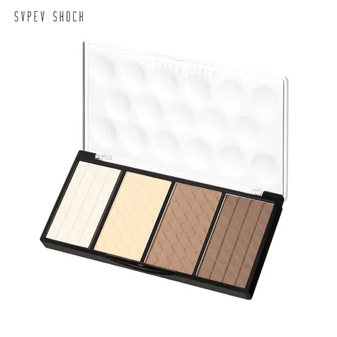 粉饼双色腮红影楼修饰色娘家爆款Ins侧影同款修容高光阴影