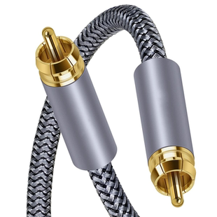 75欧姆低音炮线SPDIF线莲花线 发烧HIFI数字音频同轴线COAXIAL