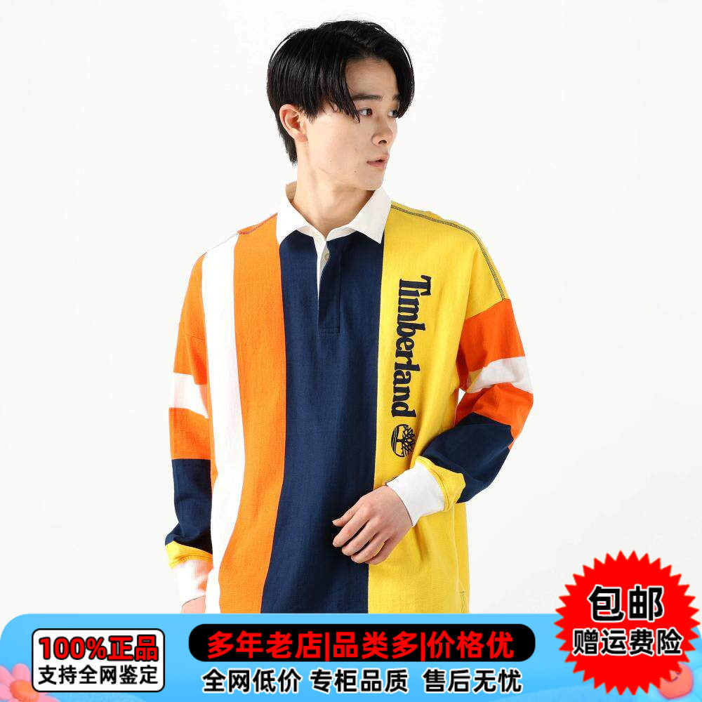 【现货】添柏岚日本线男女款休闲T恤棉质舒适宽松长袖POLO衫A64H7