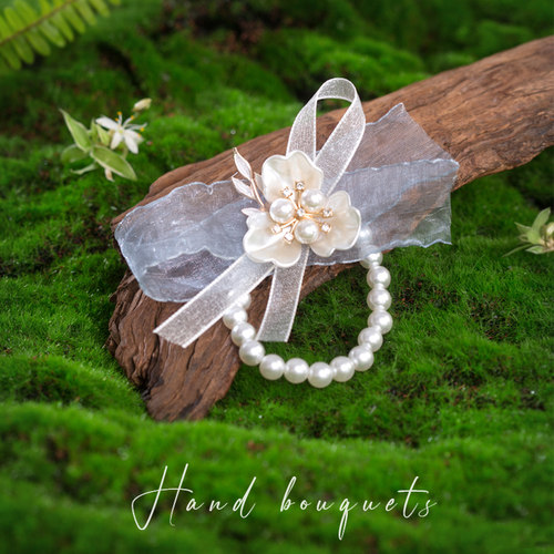 伴娘手腕花结婚手花森系清新超仙