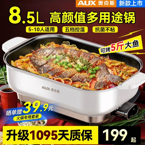 【正宗重庆烤鱼火锅】8.5L高颜值