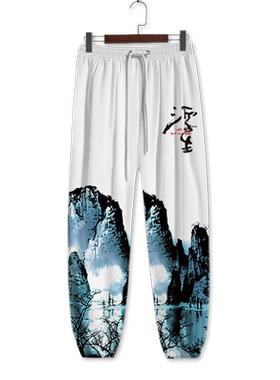 夏季薄款九分裤男士抖抖裤