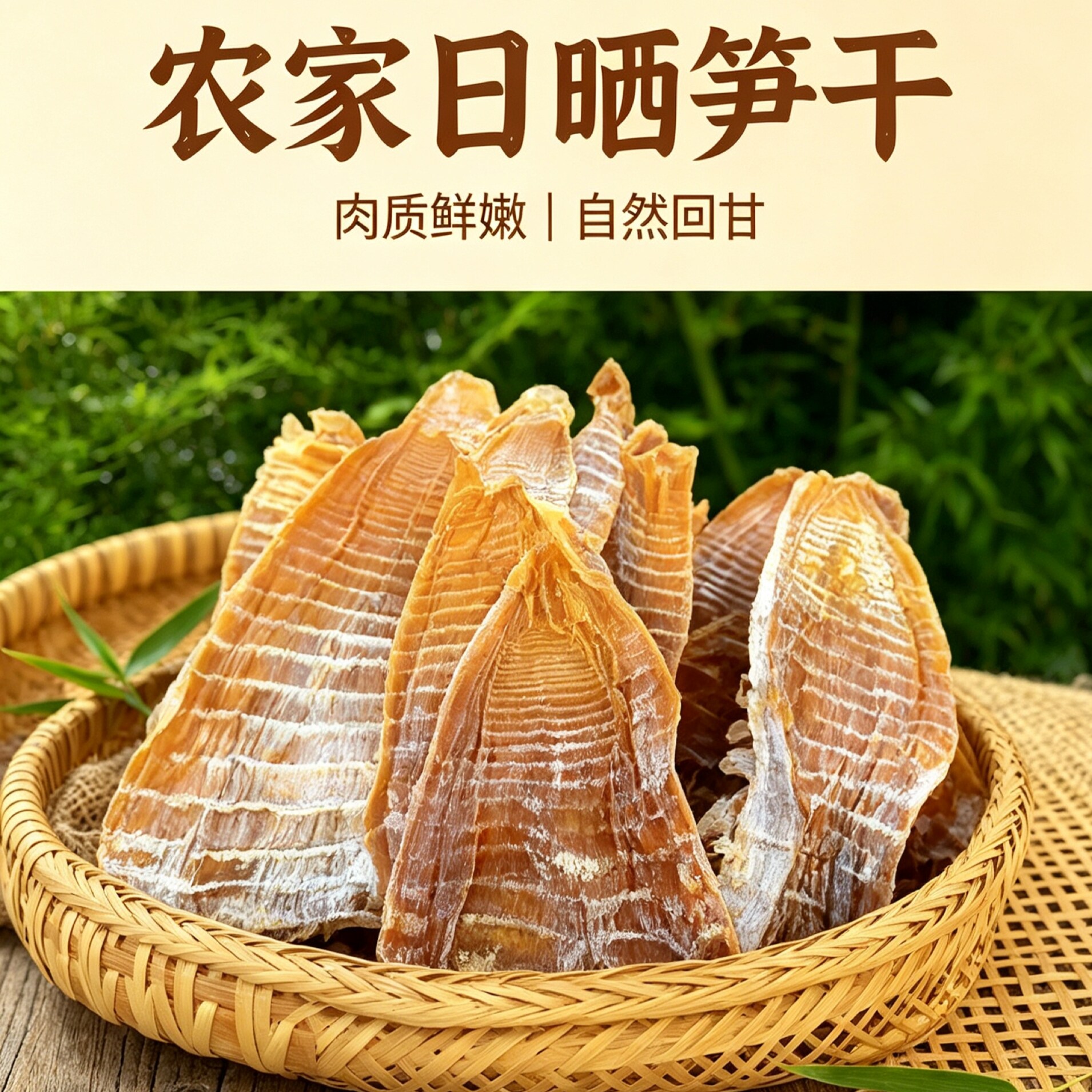 笋干农家土特产笋尖武功山特产纯野生晒制天然嫩竹笋干无添加干货