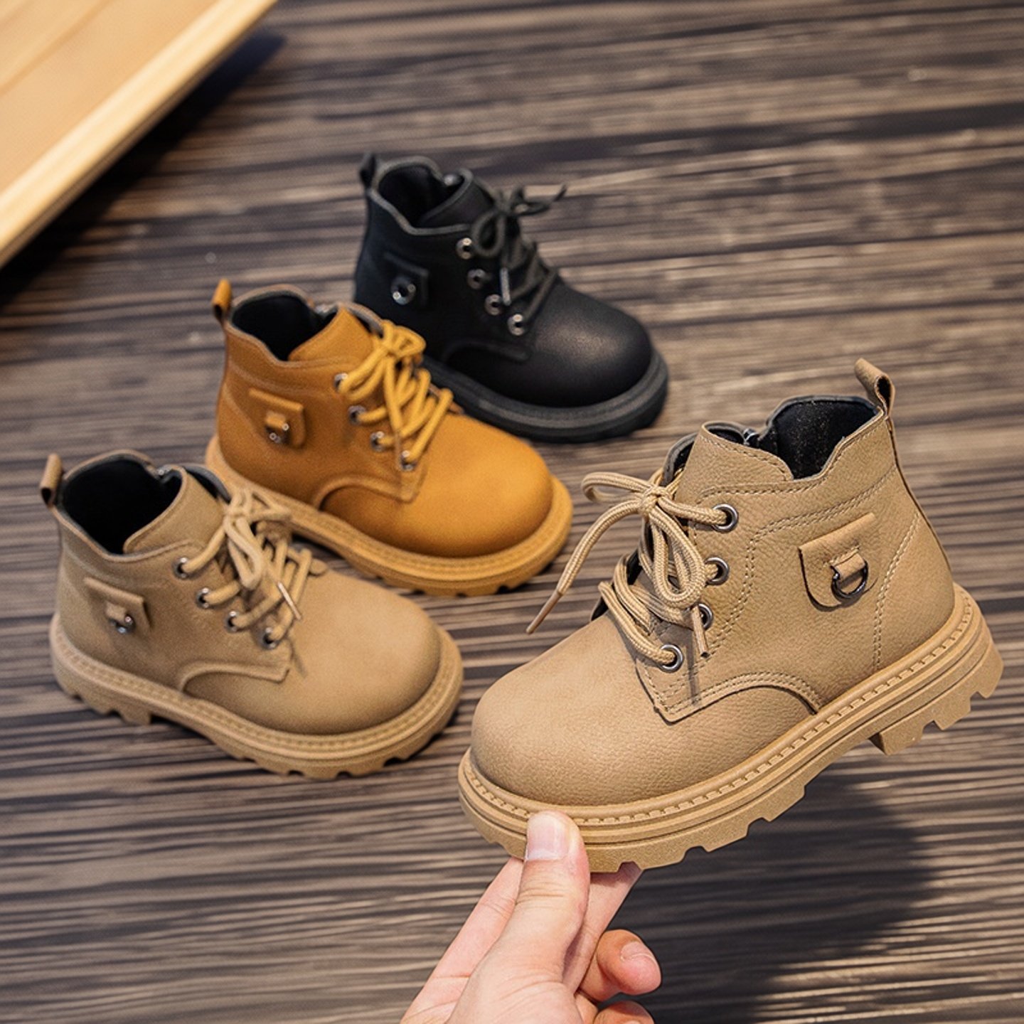 男童马丁靴2026春秋新款儿童软底皮黄靴宝宝低筒短靴女童鞋子皮鞋,童鞋/婴儿鞋/亲子鞋,皮鞋,淘宝优惠券,粉丝福利购,淘宝优惠卷