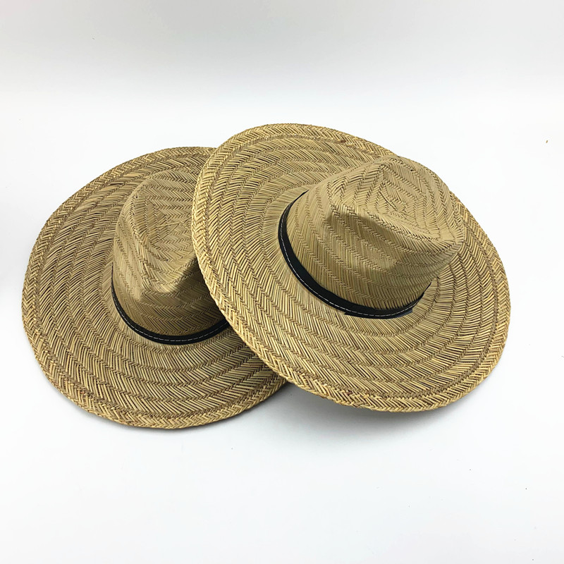 夏季男女防晒遮阳劳动席草工地农民中老年礼草帽休闲透气防晒