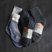 厚女羊毛中筒袜merino美丽诺美利奴羊毛袜成人袜保暖排汗男中筒袜