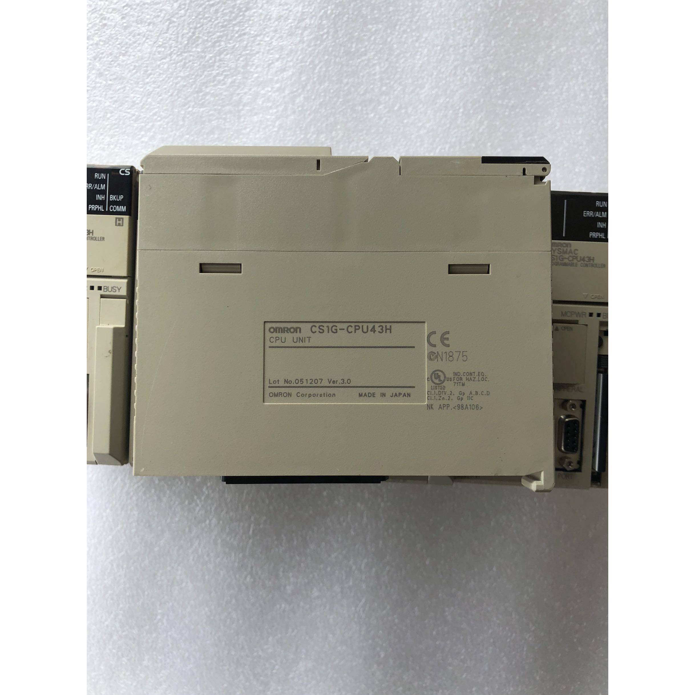 原装正品拆机 欧姆龙 CS1W-CPU43H+CS1W-SCB21-V1 设备拆机 现货