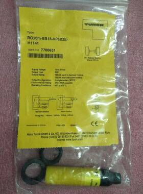 正品原装图尔克TURCK全新正品 RO20M-BS18-VP6X2E-H1141 7700631