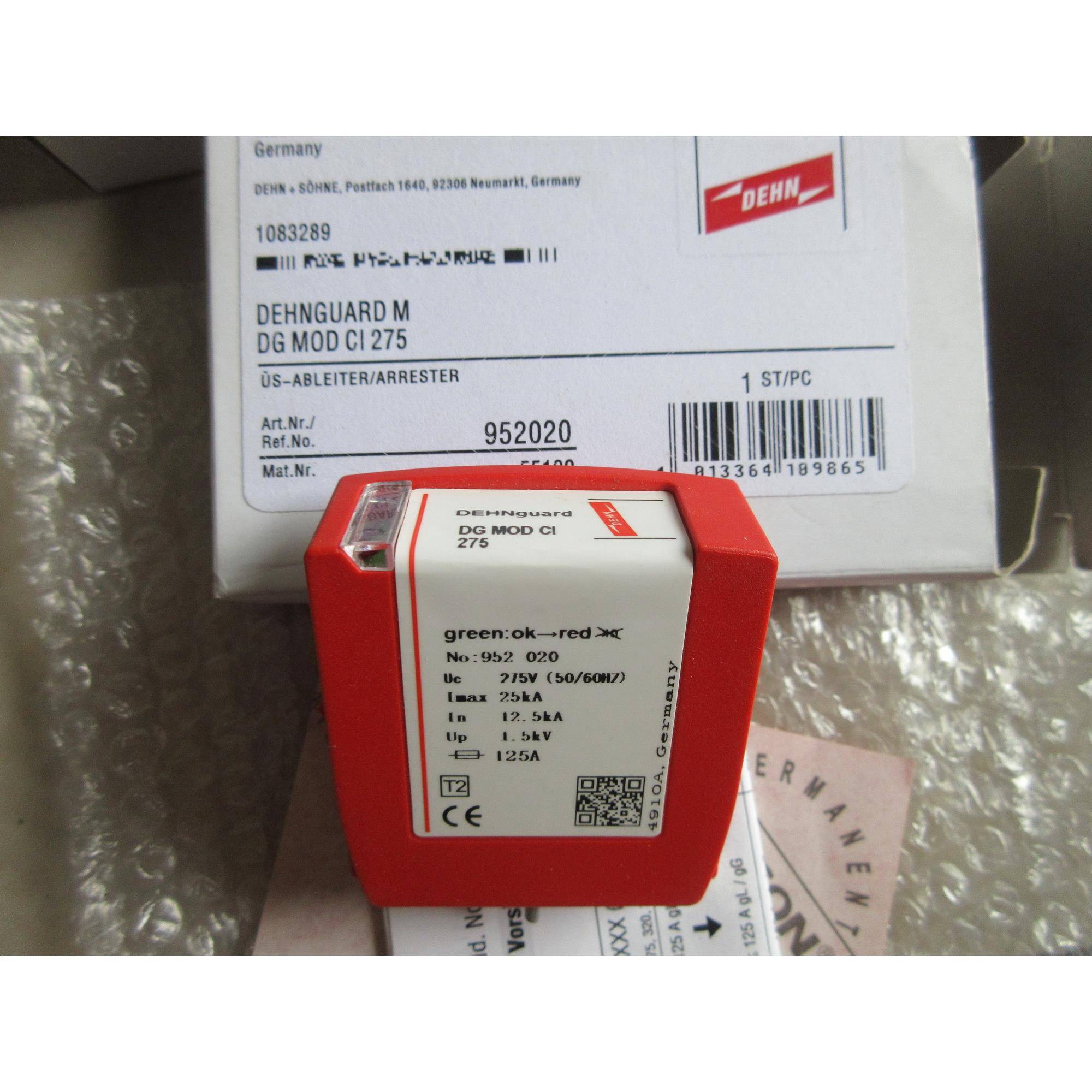 原装正品全新正品 DEHN DG MOD CI275 现货功能包好品质现货