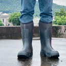 防滑耐磨男士 外贸尾货男鞋 户外鞋 潮 雨靴防水鞋 中筒斜口牛博朗雨鞋