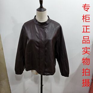 2026春季 立领机车服皮衣女短款 抽绳PU皮夹克 10韩版 凯依娜2026A