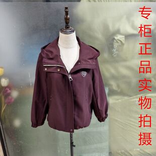 时尚 新款 夹克上衣 外套女2026春季 芳华26A020休闲风连帽短款