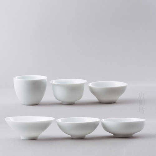 品茗杯茶具陶瓷高白品杯