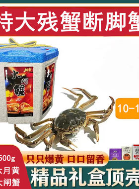 净重3斤断脚蟹8-12只大闸蟹