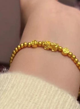 古法貔貅珠珠手链气质百搭设计师款