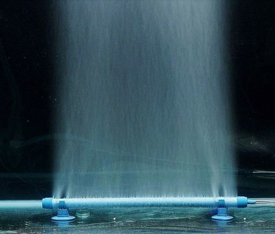 鱼缸气泡条超细化静音气盘加氧泵气帘散气石沙头4MM配件水族水草