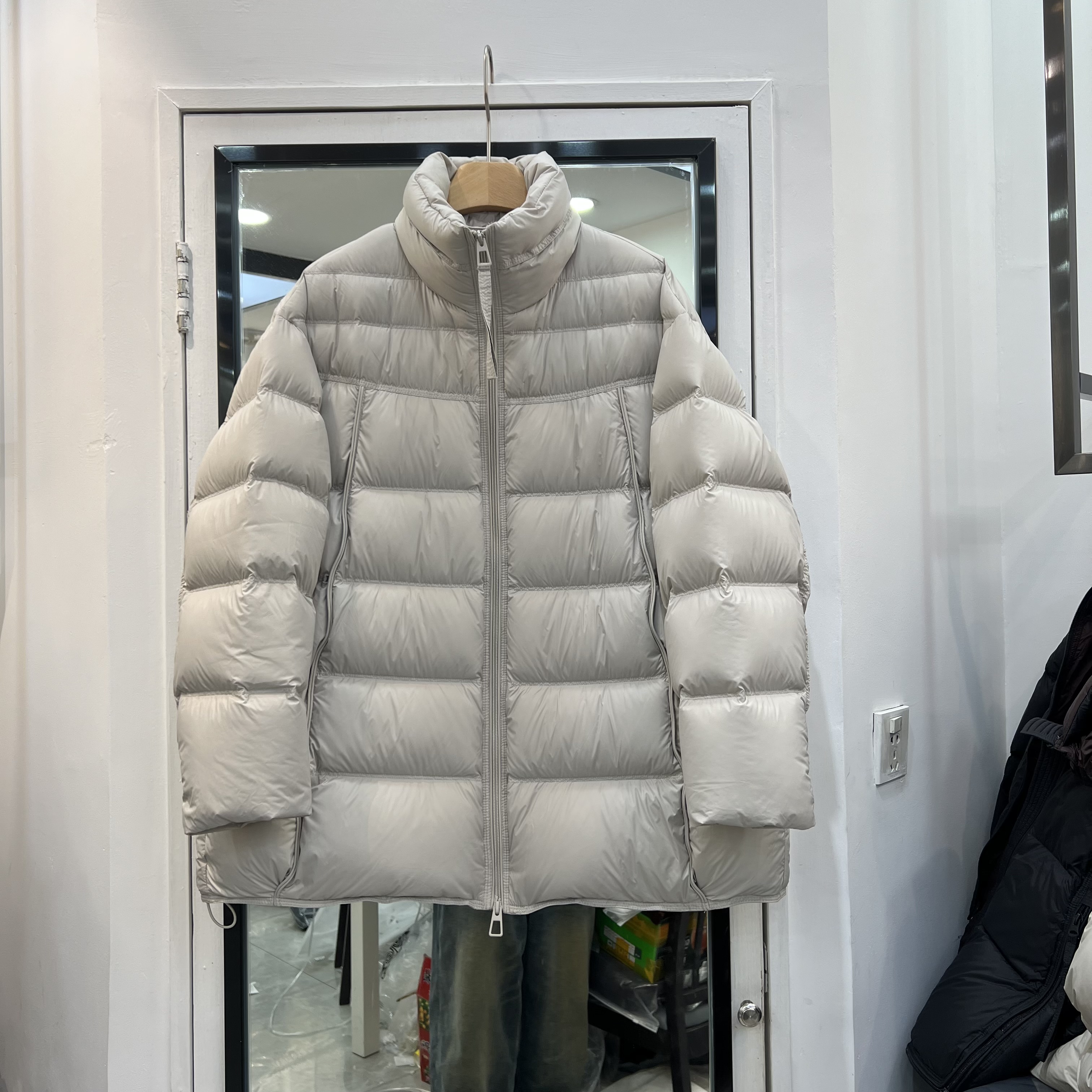 立领中长款羽绒服女外套