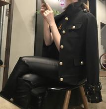 短款 短外套 夹克金属扣时尚 女装 2019秋季 新品