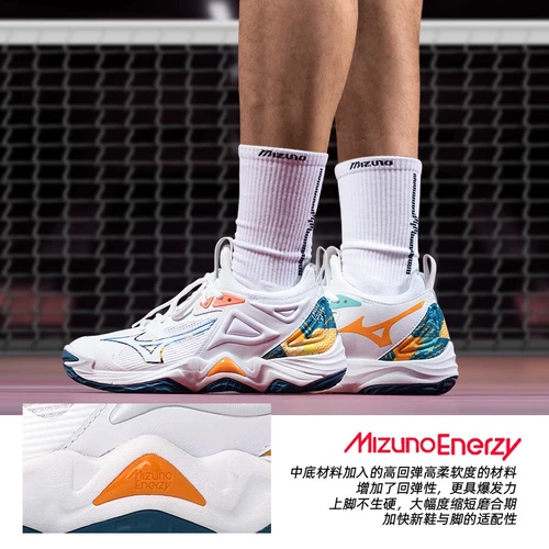 25 Spring Mizuno волейбольные туфли 2025 Новая волна моментал 3 подушная обертка профессиональная спортивная обувь