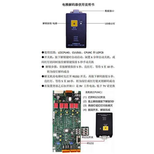 电梯主板解码器解密器不限次数CPU40CPU561有无机房适用通力配件