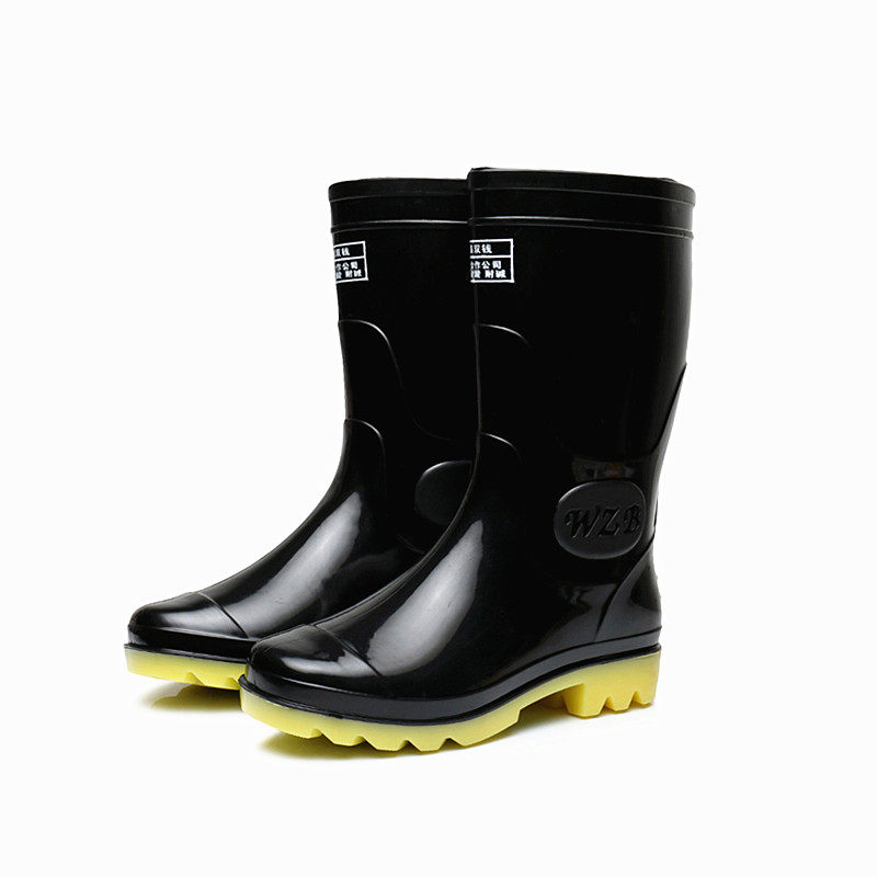 Chaussures - bottes caoutchouc homme pour hiver - semelle tendon - Ref 971428 Image 3