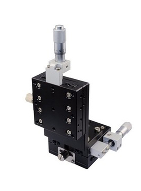 XZ轴两个方向LEV60-LM-C2精密位移微调平台交叉导轨手动工作滑台