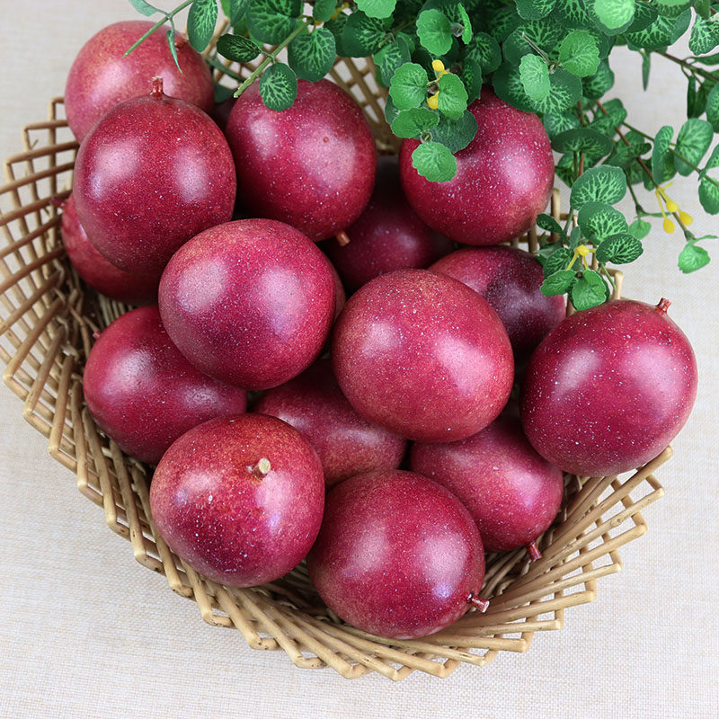 仿真百香果 仿真水果模型假水果泡沫拍图道具商场活动布置假水果